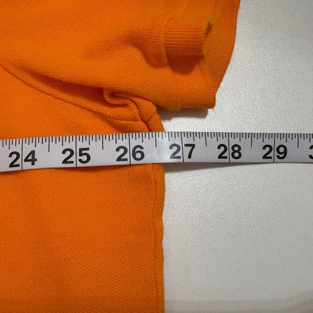 Polo Ralph Lauren Mens XXL Orange Classic Fit Short Sleeve Pique‎ Polo Shirt